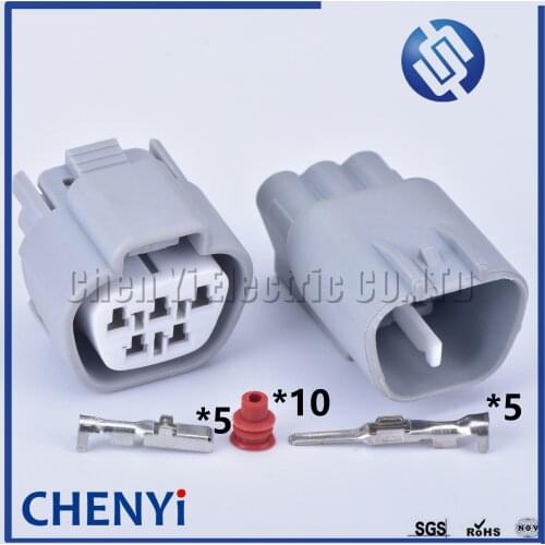 1 Set Sumitomo 5 Pin way male or female TS Waterproof 2.2 Series 6189-0504 6188-0327 Electric EVO Wiper Motor Connector