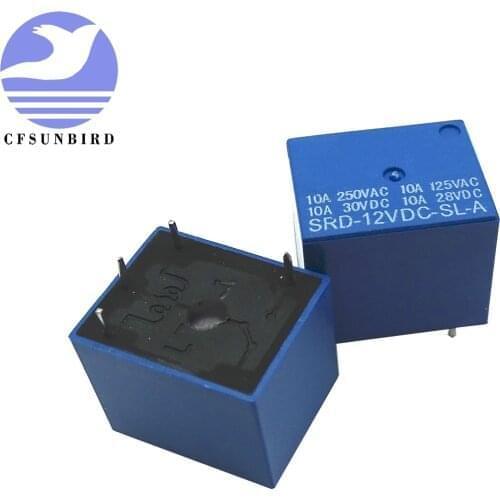 1pcs Smart Electronics DC 5V 9V 12V 24V SONGLE Power Relay SRD-05VDC-SL-C PCB Type SRD-12VDC-SL-C PCB Type