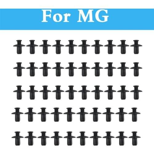 50Pcs 8MM Plastic Rivets Expansion Fastener For Bumper Fender car Clip For SV MG ZR ZS ZT 3 350 5 550 6 GS TF Xpower