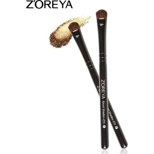 ZOREYA Brand Single Black Eye Shadow Makeup Brushes Short Synthetic Hair Cosmetic Tools Easy To Grasp And Use