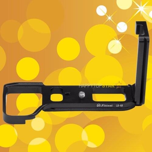 Black L Quick Release Plate Base Camera Holder Bracket Hand Mount Grip For SONY ILCE-A9 a9 Arca Swiss RRS kirk Wimberley Markins