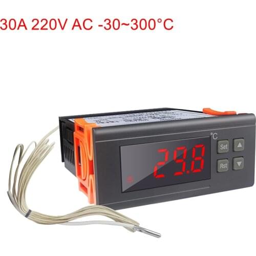 220V/30A KT8230 Digital Temperature controller Relay Output -30~300 Degree Thermostat with 2m NTC Sensor