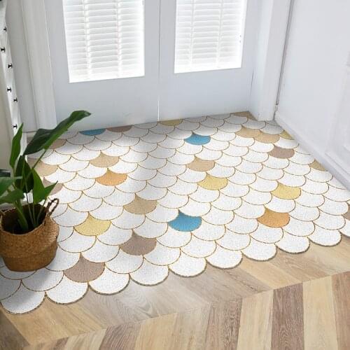 Home Living Room Bathroom Mat Kitchen Mat Indoor Entrance Doormat Can Be Cut Custom Floor Mats Carpet Non-slip Hallway Doormat