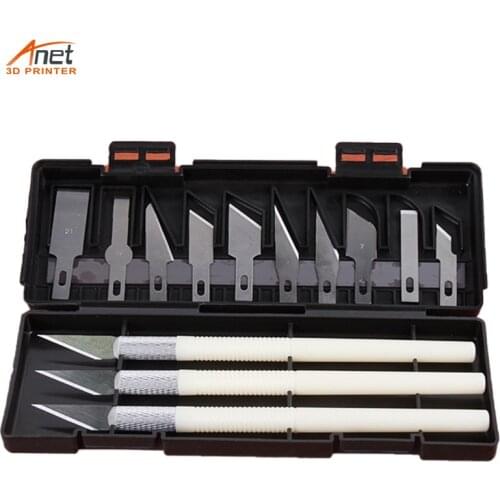 Hot Sale 3PCS/Set Engraving Knife Carving Tool Scalpel Knife DIY 3D Printer Parts for 3D Model Cutter Material Removal Tool