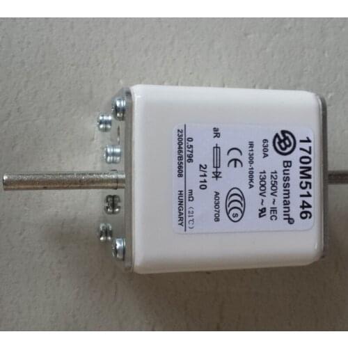 HRC Fuse link 170M5146 630A 1250V ceramic fuse for transformer overload protection