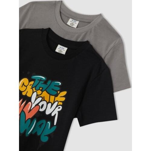 2pcs Set Boy Clothing Tshirt Kids Tops Children T-shirts for Baby Boys Short sleeve Tshirts Toddlers Tops For Summer Spring