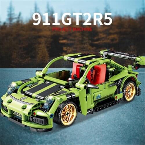 455pcs Kaizhi KY1024 GT2R5 Carter Racing Building Block Boy Assembled Sports Car Toy Gifts