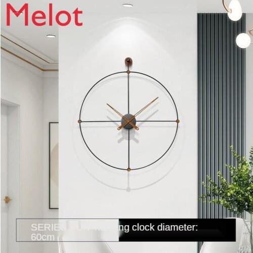 Creative Minimalist Wall Clock Living Room Home Fashion Clock Modern Minimalist Art Personality Large Clock Wall Clock