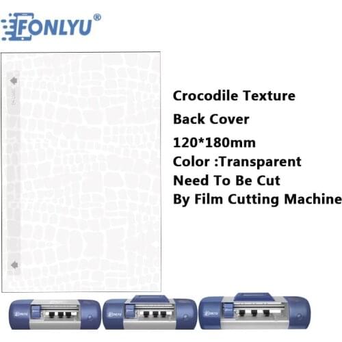 FONLYU Crocodile Texture Sticker Telephone Back Cover Screen Film Cutting Machine Cutting Plotter Smart Phone Repair Tools 50pcs