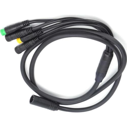 Equipment E-bike Motor Waterproof 1T4 Electric Bike Cable Harness Gear Sensor Extension Cable for BAFANG BBS01/BBS02 Mid Motor