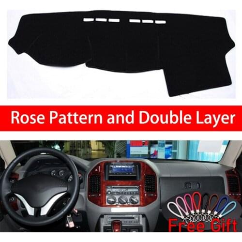 Rose Pattern For Mitsubishi Pajero Montero V77 V75 v73 2000 2001 2002-2006 Car Stickers Car Decoration Accessories Car Decals