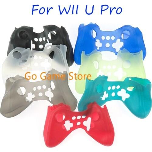 30pcs/lot for Wiiu wii u pro controller silicone case high quality Soft Protector Case