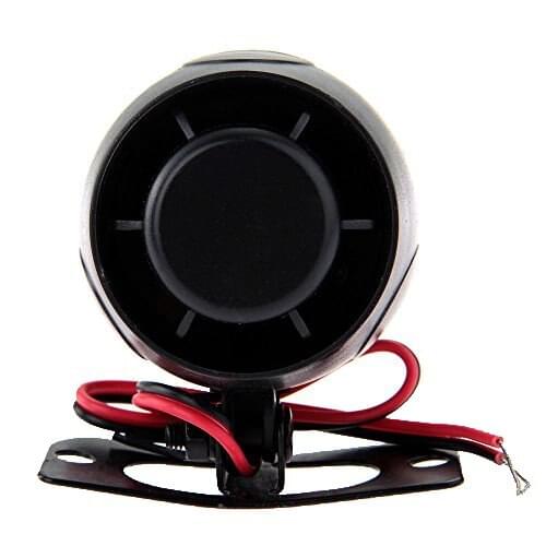 Siren Reminder ble Alarm 120dB 12V for Car Alarms Auto Universal Bike Black