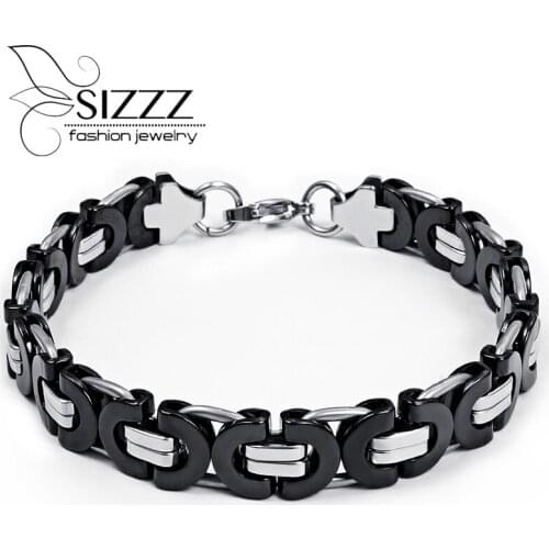 SIZZZ Men's Silver Bracelets