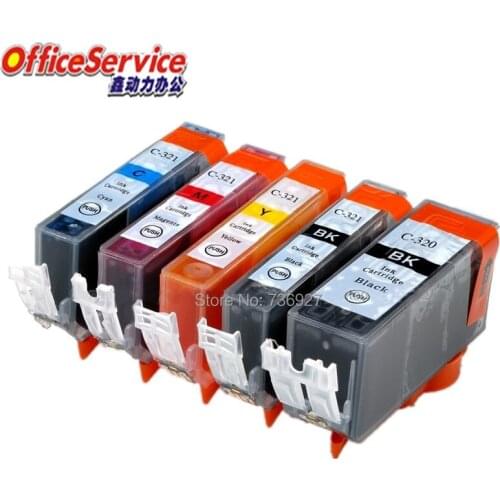 PGI320 PGI321 BCI-320 BCI-321 Compatible Ink Cartridge For Canon ,suit for IP3600 MX870 MP550 MP560 MP620 MP640 MP990 printer