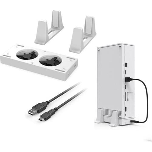 Vertical Cooling Fan Stand Base Host Cooler Bracket for XboxSeriesS Game Console