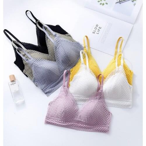 Wasteheart Sexy New Women Fashion Black Yellow Green Lace Padded Bras Push Up Wireless Bras Bralette Cup B Underwear Female Bras