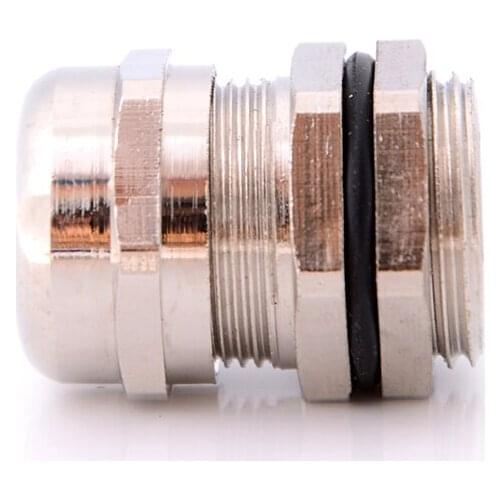 1Pc Stainless Steel Cable Gland PG11 5-10mm Waterproof Connector Color Silver Tone