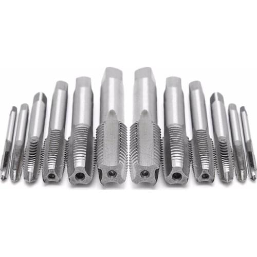 12 Pcs Hand Screw Thread Taps Wire Tapping Screwdriver Bit M3/M4/M6/M8/M10/M12