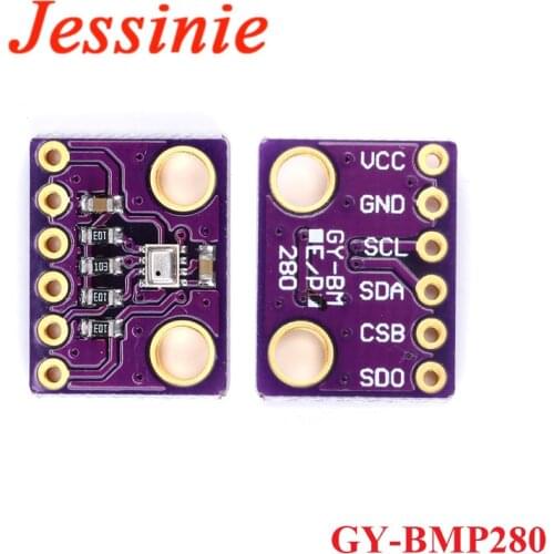 2PCS BMP280 Digital Barometric Pressure Sensor Module for Arduino I2C II2 SPI 3.3V High Precision Atmospheric Altitude Module