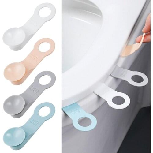 2PCS Toilet Seat Opener Lifter Handle Avoid Touching Hygienic Prevent Dirtyhand Lifting Sticker Tool Bathroom Accessories