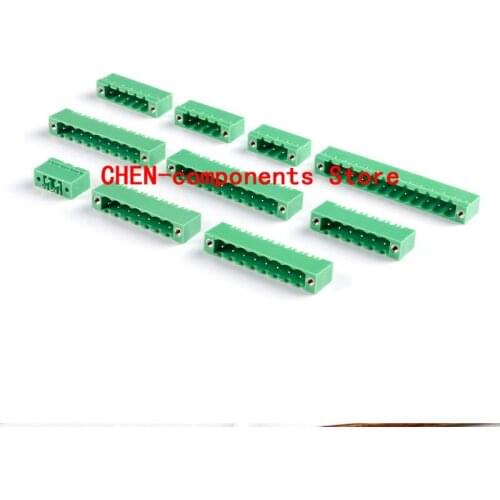 5pcs KF2EDGVM-5.08-2/3/4/5/6/7-12P straight pin socket with ear 5.08mm pitch terminal block