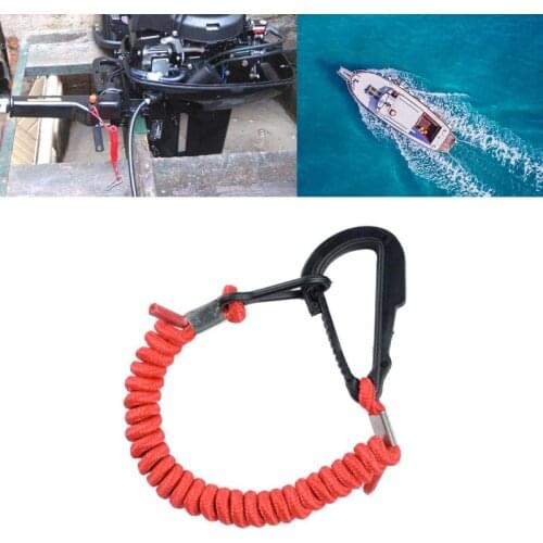 Emergency Stop Switch Connector Cord Red Compatible with Mercruiser Marine for 15920Q54 Parts T21E