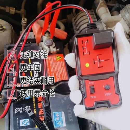 12V Car Electronic Automotive Relay Tester Universal for Cars Auto Battery Checke