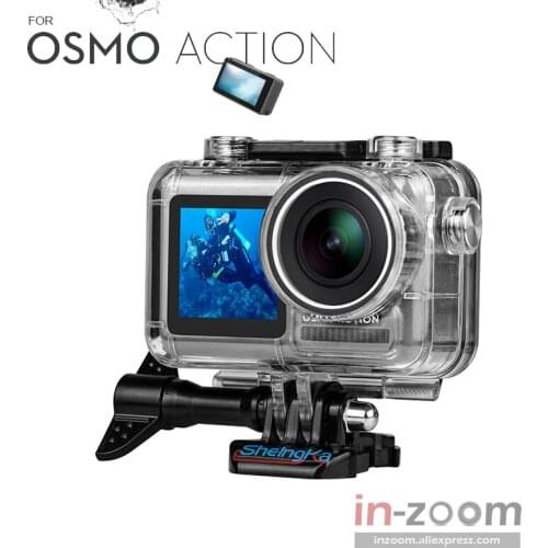 OSMO Action Water Housing Diving 40M Frame Case For DJI Osmo Action Camera Mount Holder Adapter accessories