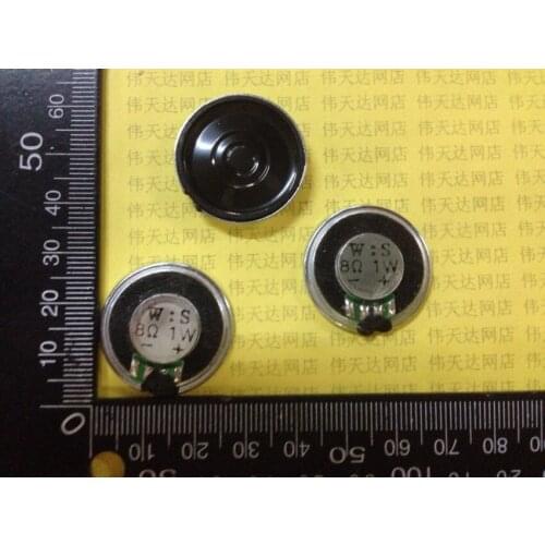 New mini sound speaker 8 ohms Euro 1 Watt 8R 1W Horn speaker Diameter 27MM 2.7CM Thickness 5MM Loud speaker