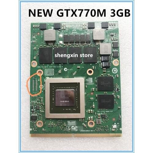 GTX 770M GTX770M MS-1W0B1 3G GDDR5 VGA graphics Video Card BOARD for GT60 GT70 GT780 CR660 GT683 N14E-GS-A1