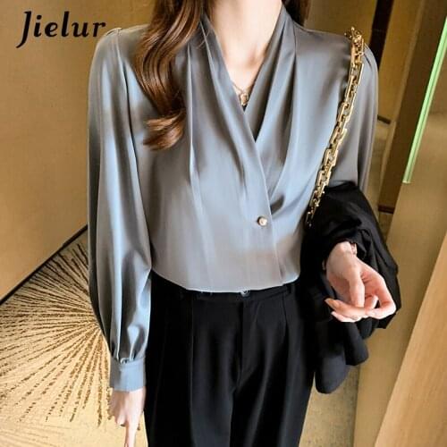 Стильные блузки Jielur China At AliExpress