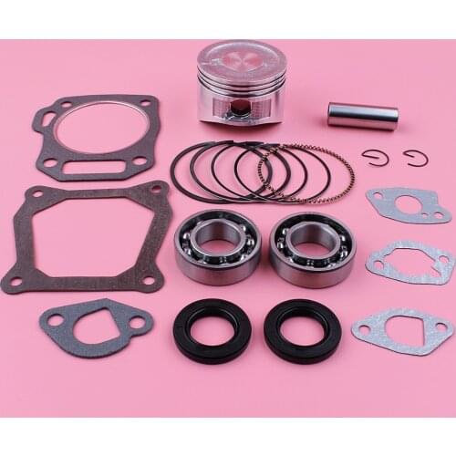 68mm Piston Ring Crank Bearing Oil Seal Gasket Kit For Honda GX160 5.5HP GX 160 168F 4 Stroke Engine Motor Parts