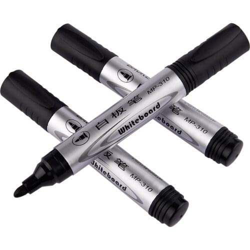 1-Piece Erasable White Board Marker Repeated Filling Whiteboard Pen Refillable Markers for School Office Writing Stationery