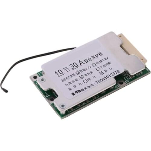 M4YC BMS 10S 30A 36V Li-ion Lithium Battery Charge Board 18650 with Protection Balancer PCM 10S BMS Balance Charging Circuit
