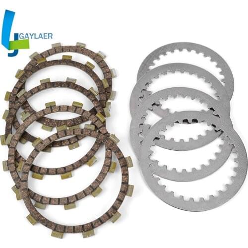 Clutch Plates Steel Friction Plate for Yamaha XVS125 XVS250 Drag Star XV250 VStar Virago Route 66 XV240 Virago XV125S 125 SRV250