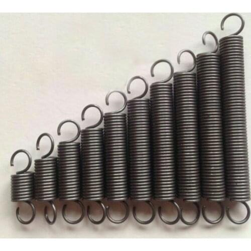 0.4mm wire diameter steel tension spring with hook strong extension stretch springs 6mm Outside Diameter 20mm-300mm Length