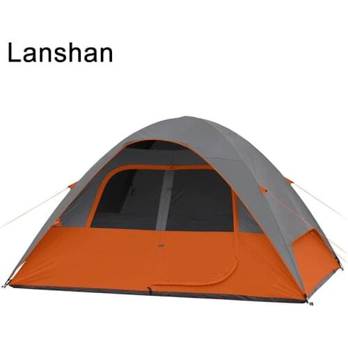 Lanshan 11' x 9' Dome Tent 3-Season Camping Tent for 6 Person