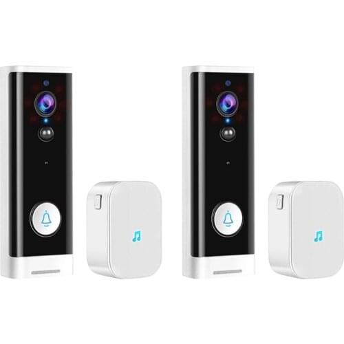 WIFI Video Doorbell Wireless 1080P Mini Tuya Smart Home 2MP 2 Way Audio PIR Motion Detection Door Bell Camera