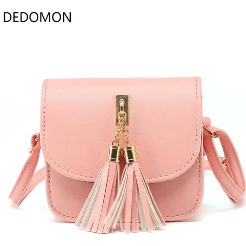 Fashion 2020 Small Chains Bag Women Candy Color Tassel Messenger Bags Female Handbag Shoulder Bag Flap Women Bag Bolsa Feminina
