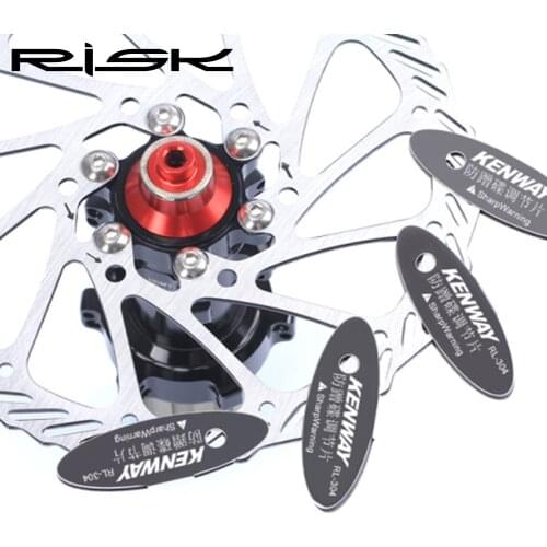 1pc MTB Disc Brake Pads Adjusting Tool Bicycle Pads Mounting Assistant Brake Pads Rotor Alignment Tools Spacer Bike Repair Kit