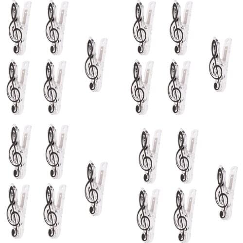 4 Packs Music Book Note Sheet Music Clips For Guitar Parts Accessories