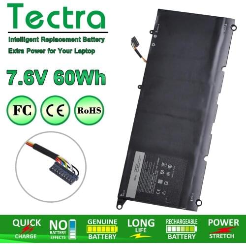 Tectra PW23Y Laptop Battery for Dell XPS 13 9360 Series RNP72 TP1GT PW23Y 7.6V 60Wh PW23Y