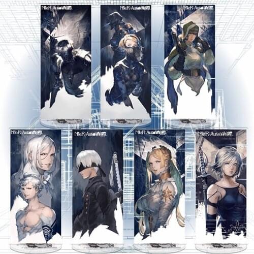 Anime NieR:Automata YoRHa No.2 Type B Acrylic Stand Figure Model Plate Display Desktop Decor Cosplay Cartoon Christmas Gifts Toy