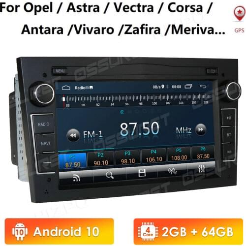 Car Radio 2 Din Android10 NODVD GPS autoradio audio for Opel Astra H G J Antara corsa vectra Vivaro astra H zafira b 2din stereo