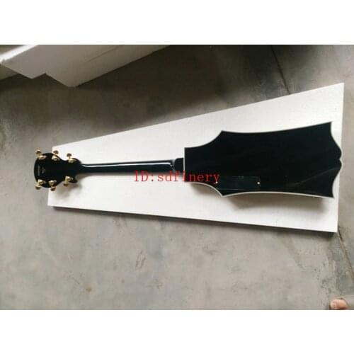 BJ Electric Guitar black color Guitar, Mahogany Body Rosewood Fingerboard