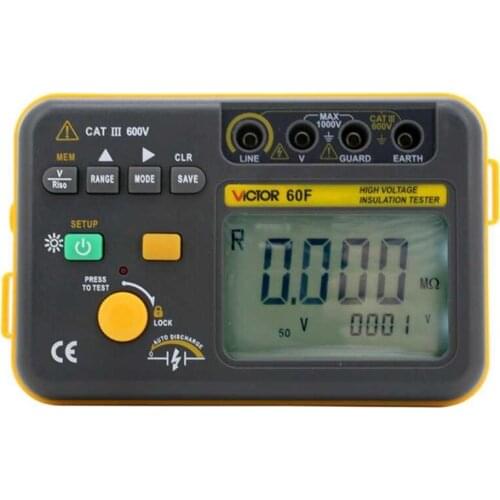Victory genuine Digital insulation Resistance Tester digital Mega Ohm Meter insulation Tester 2500V