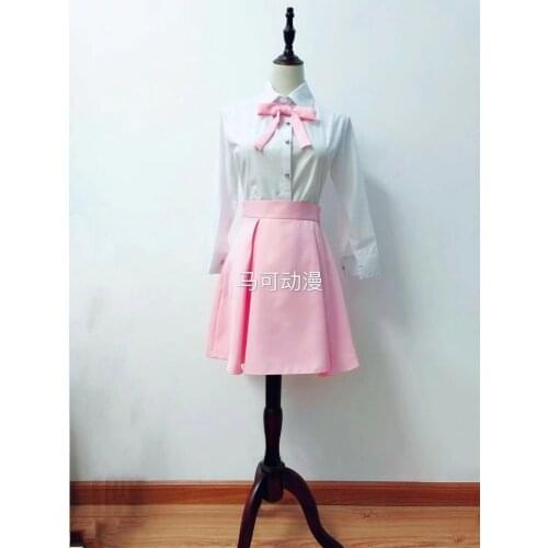 Can be tailored game Anime lyzzr cosplay BAI QI Harajuku Japanese Daily female Sweet Lolita pink JK uniform Halloween costumes