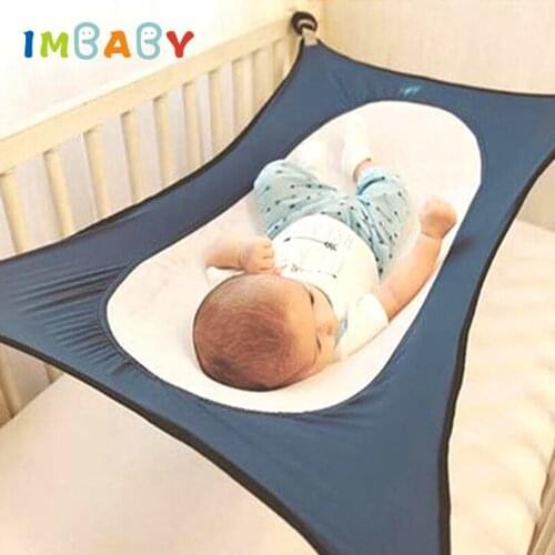 Baby Hammock Baby Bed Baby Nest Toddler Bed Kid Sleeping Bed Safe Detachable Kids Cot Crib Elastic Hammock With Adjustable Net