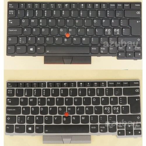 Nordic SD FI NW DK Keyboard for Lenovo Thinkpad E480 E485 T480s L480 L380/Yoga, T490 E490 E495 T495 L390/Yoga, L490 P43s Backlit